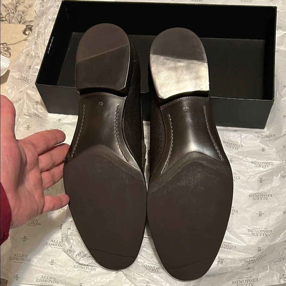 Allen Edmonds Dark Brown Leather Loafers